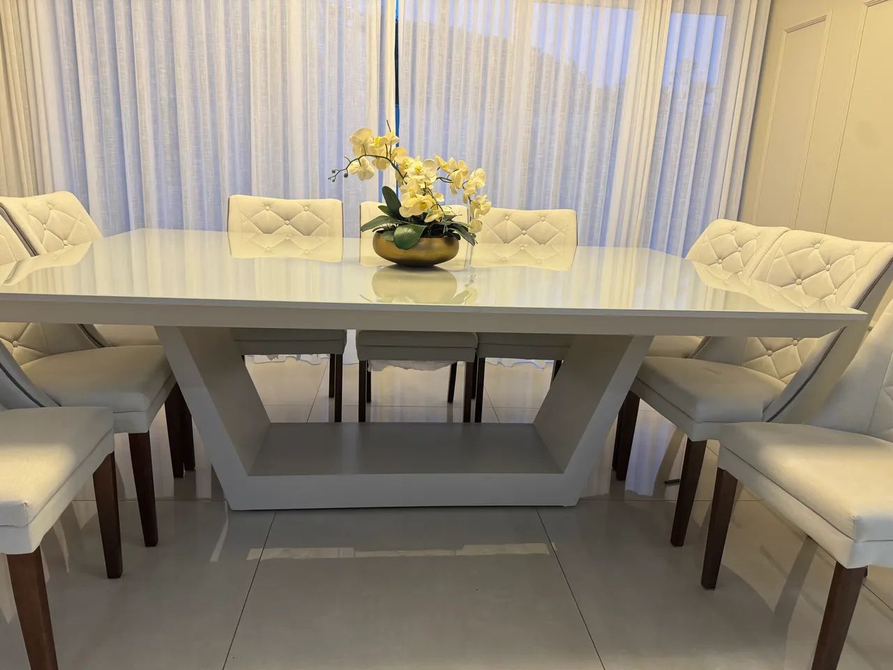 Jogo de mesa de jantar 10 lugares  - Foto 4