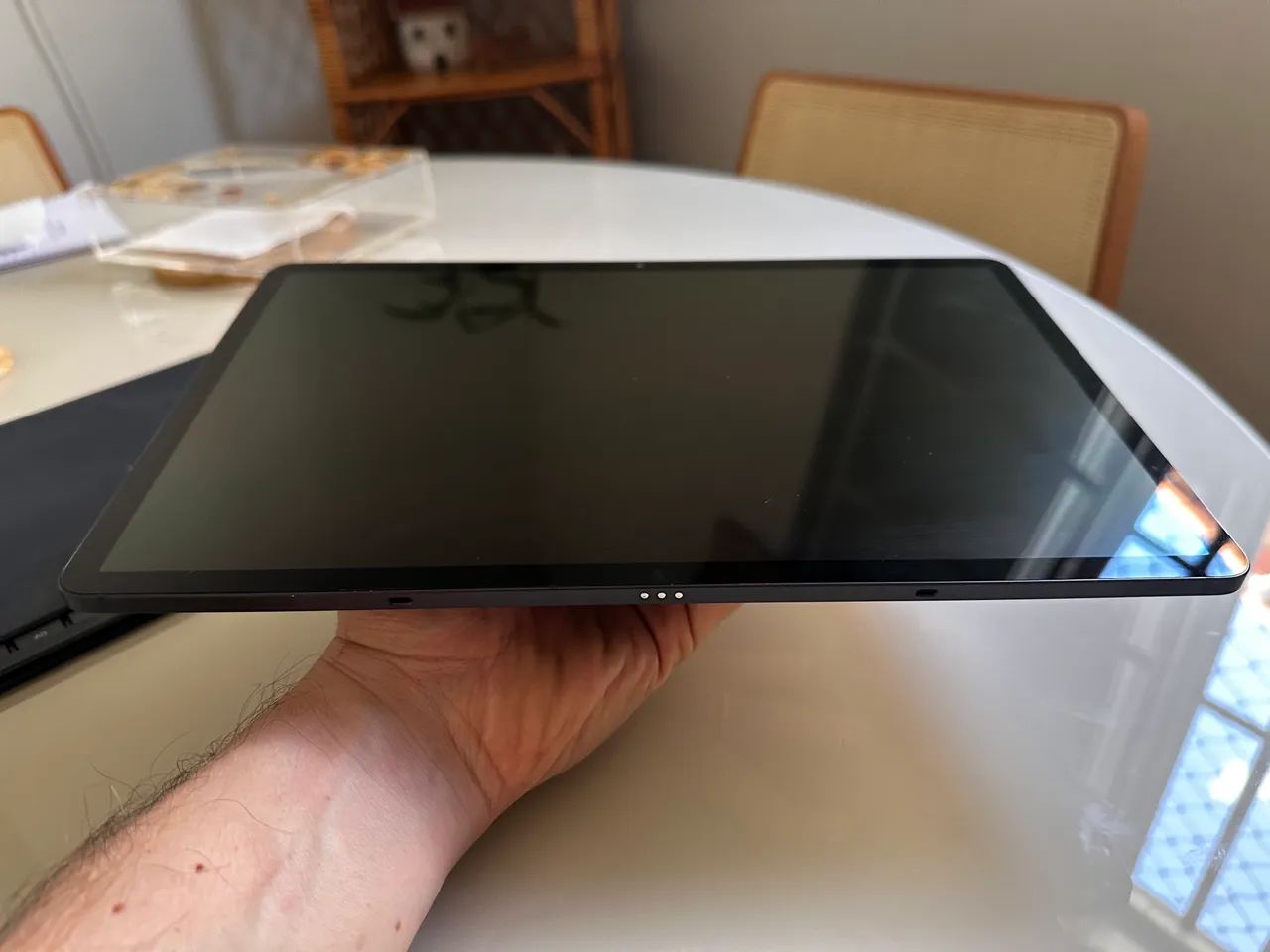 Galaxy Tab S8+ 256GB Impecável + Teclado Original Samsung - Foto 3
