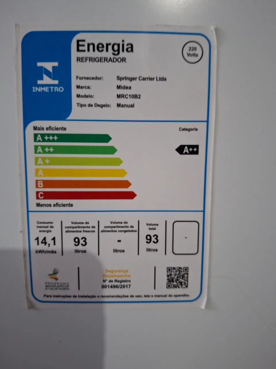 Vendo Frigobar 93 litros semi- novo - Foto 4