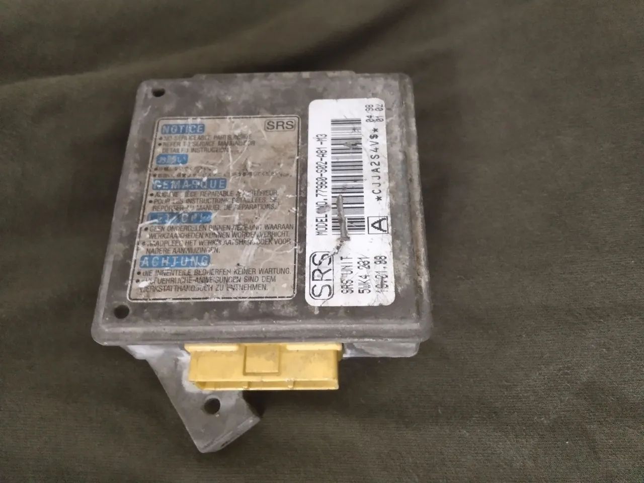 Modulo Air Bag Honda Civic 2000 Cod. 77960-s02-a81-m3 - Foto 4