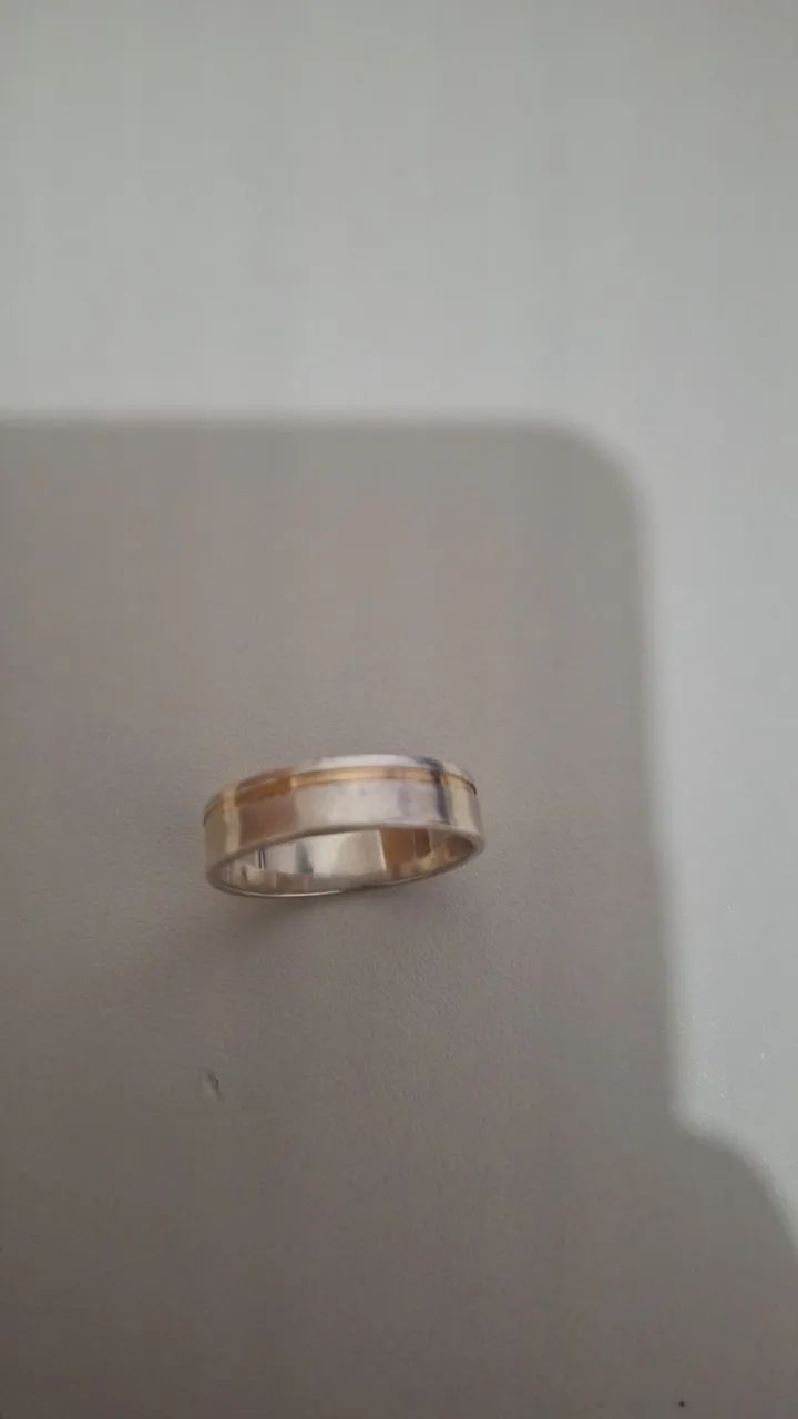 Aliança de Prata 950.  - Foto 2
