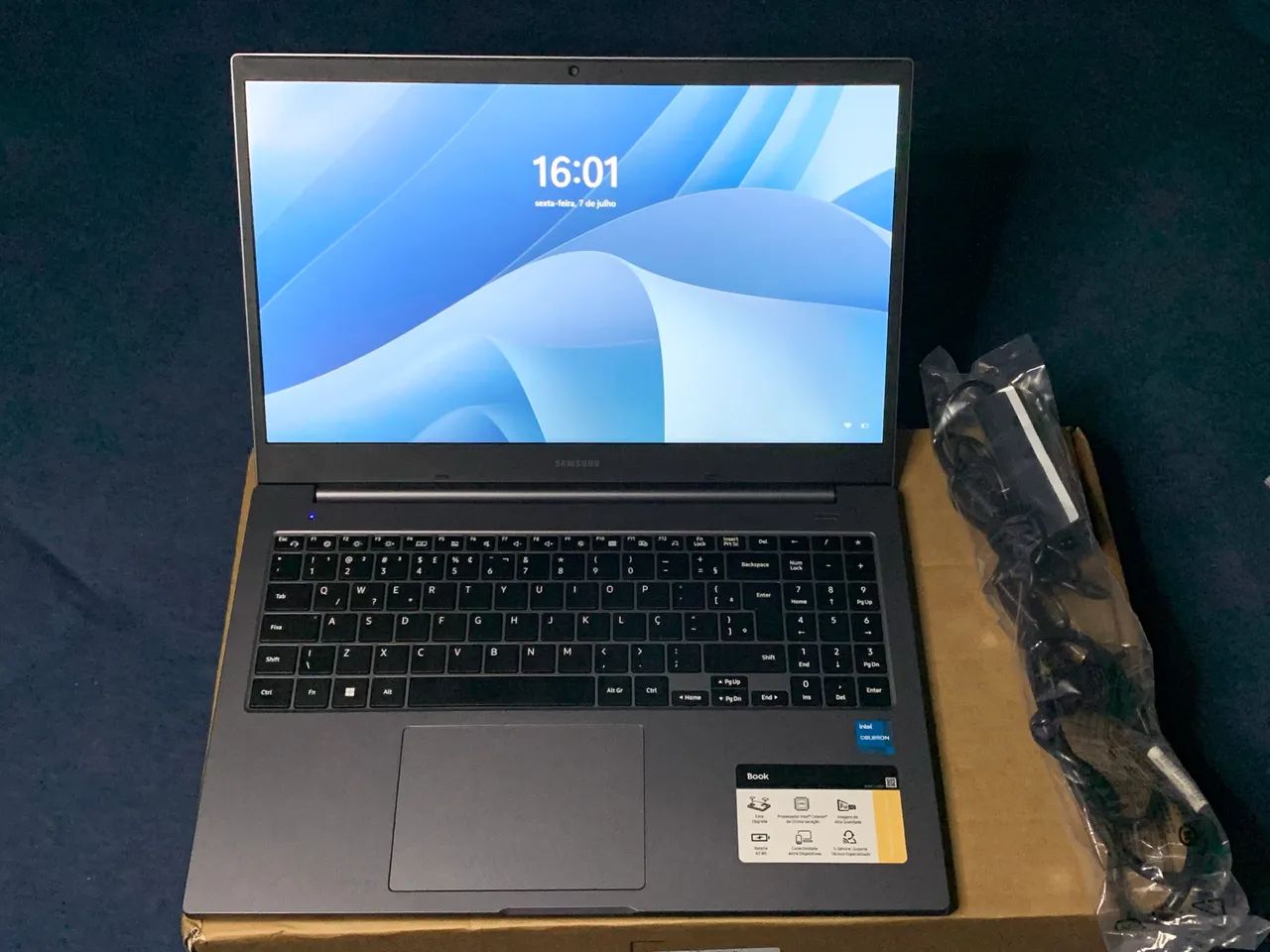 Notebook Samsung Book Intel Core Celeron 4g, 256gb - Foto 5