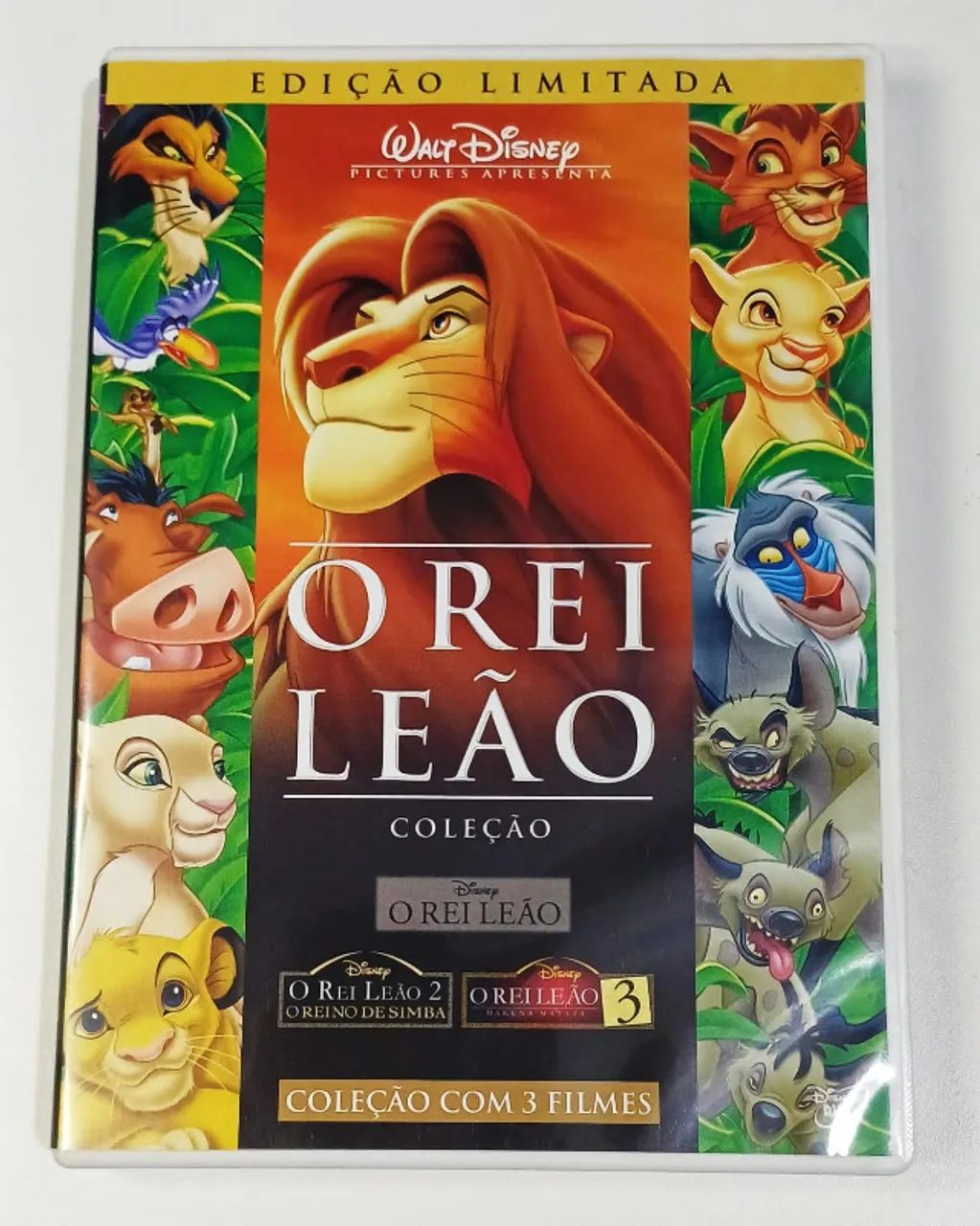 DVD Disney - Coleção O Rei Leão 1, 2 e 3