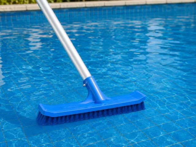 Escova curva de Piscina 