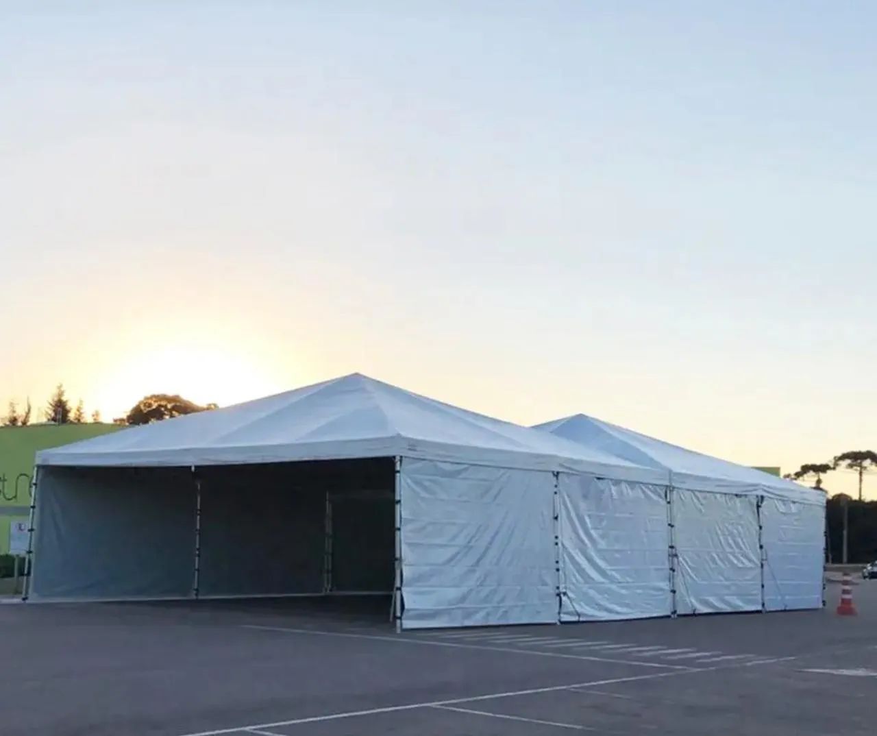 Fabricamos e alugamos tenda 10x10,  4x4, 5x5 todas as tendas são novas galvonizado...  - Foto 3