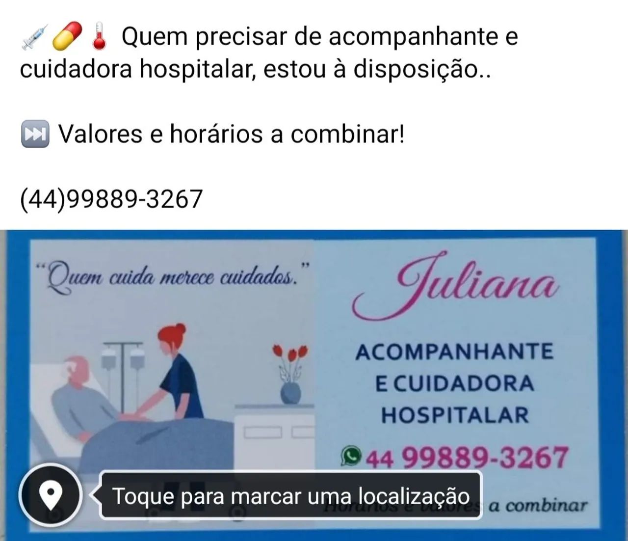 Cuidadora & Acompanhante Hospitalar  - Foto 2