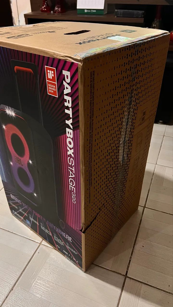 PARTYBOX 320 JBL - NOVA LACRADA ***