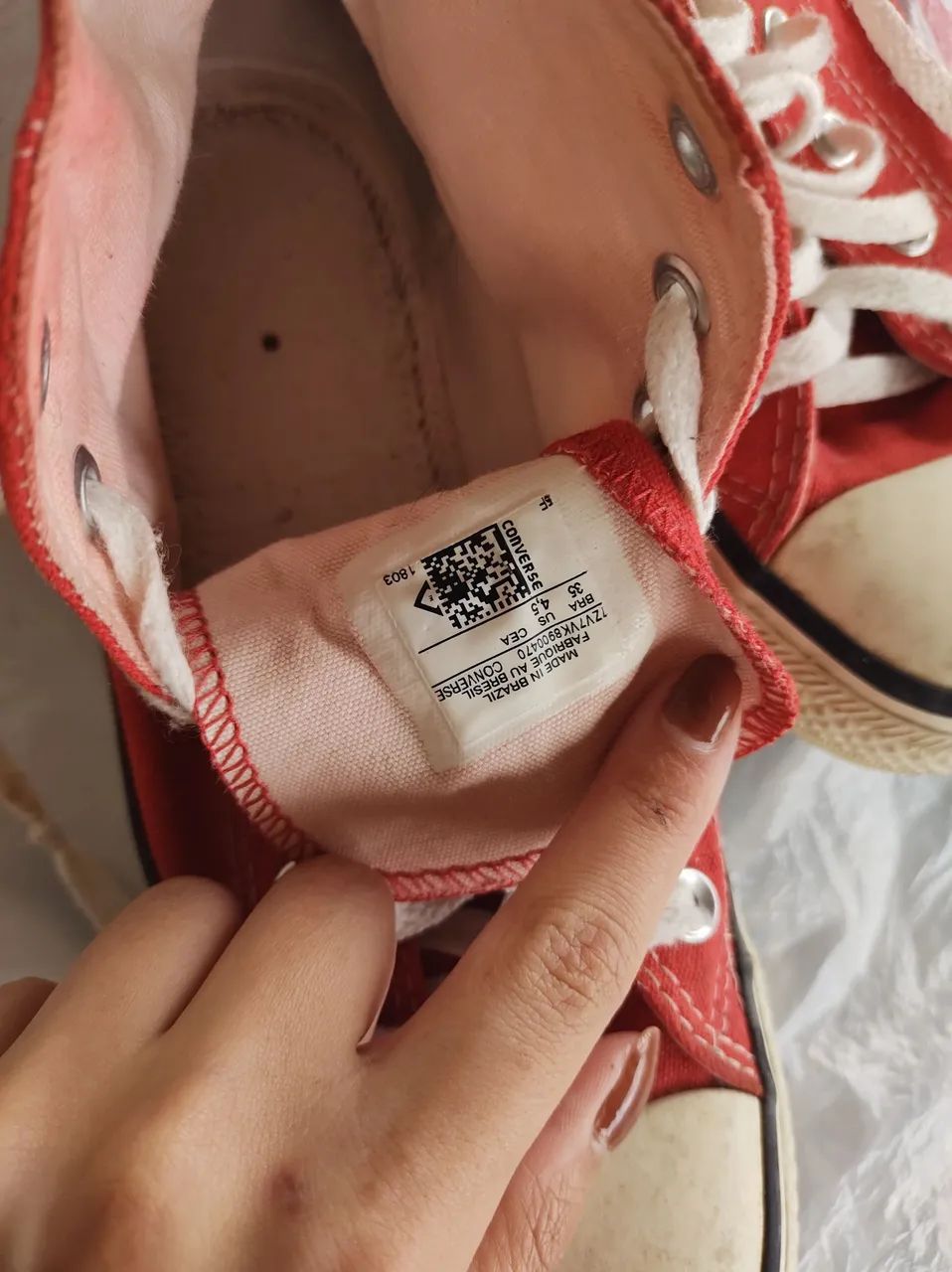All star vermelho original- converse - Foto 4