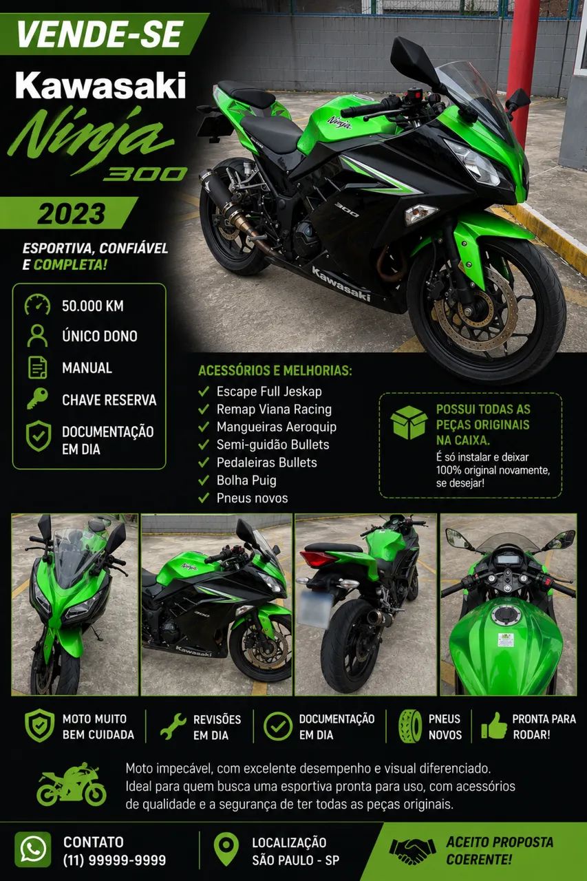 0730ー14200ーぴっぴ様【23点】 Kawasaki 300 2023 - 1517985001 | OLX