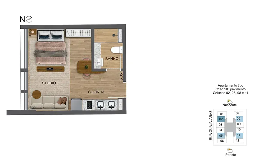 PLANTA 24m²