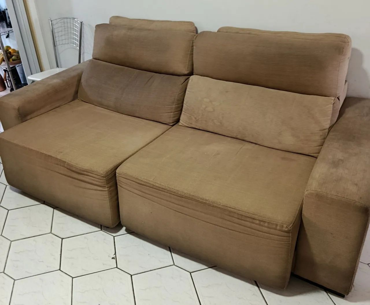 Sofa Retrátil 4 lugares (Usado). - Foto 3