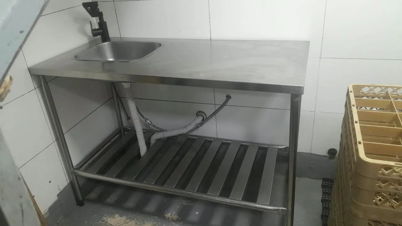 Pia de Inox Usada  - Foto 3