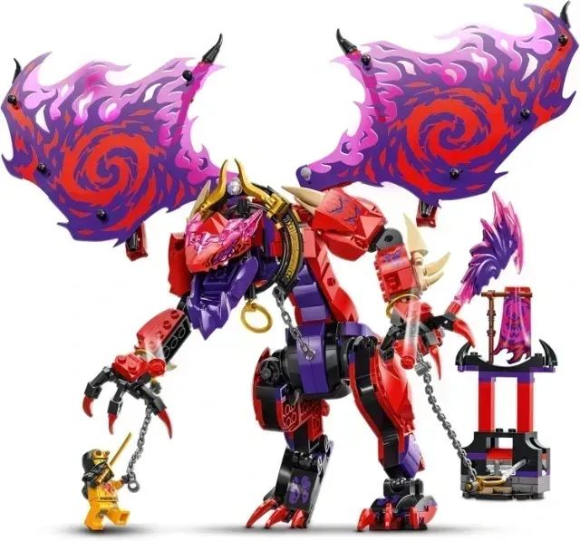 Lego 71832 Ninjago Thunderfang Dragão Do Caos 668 Peças 668