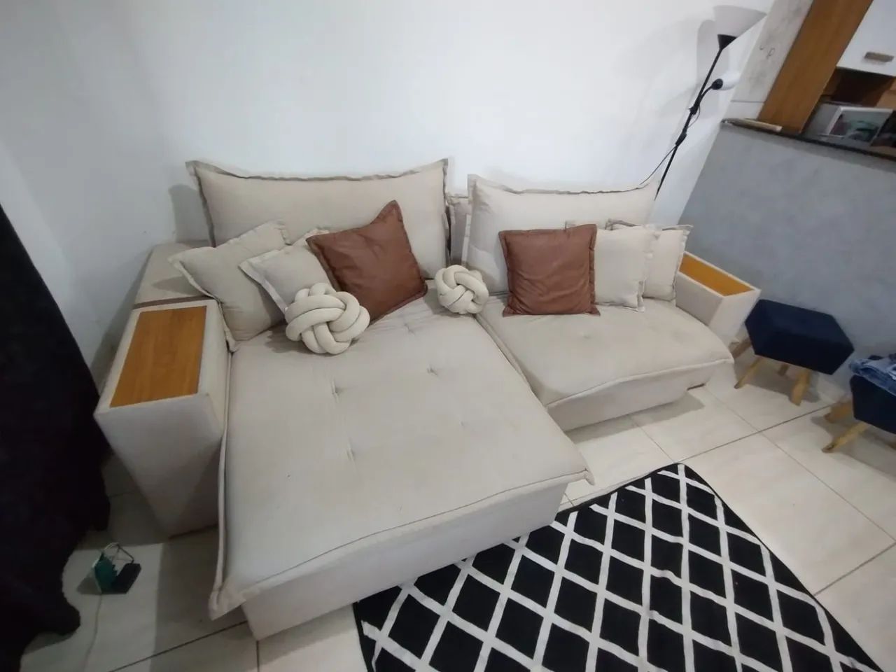 SOFÁ CAMA 2 METROS E MEIO VEZZO - Foto 2