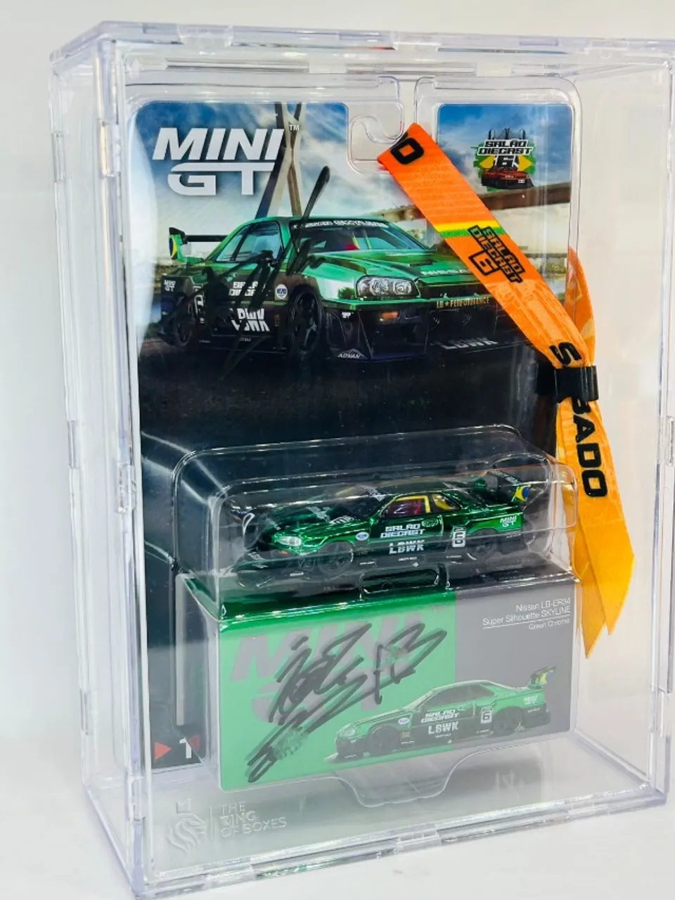 Nissan Skyline GT-R (R34) Kaido House Exclusiva Salão Diecast 6