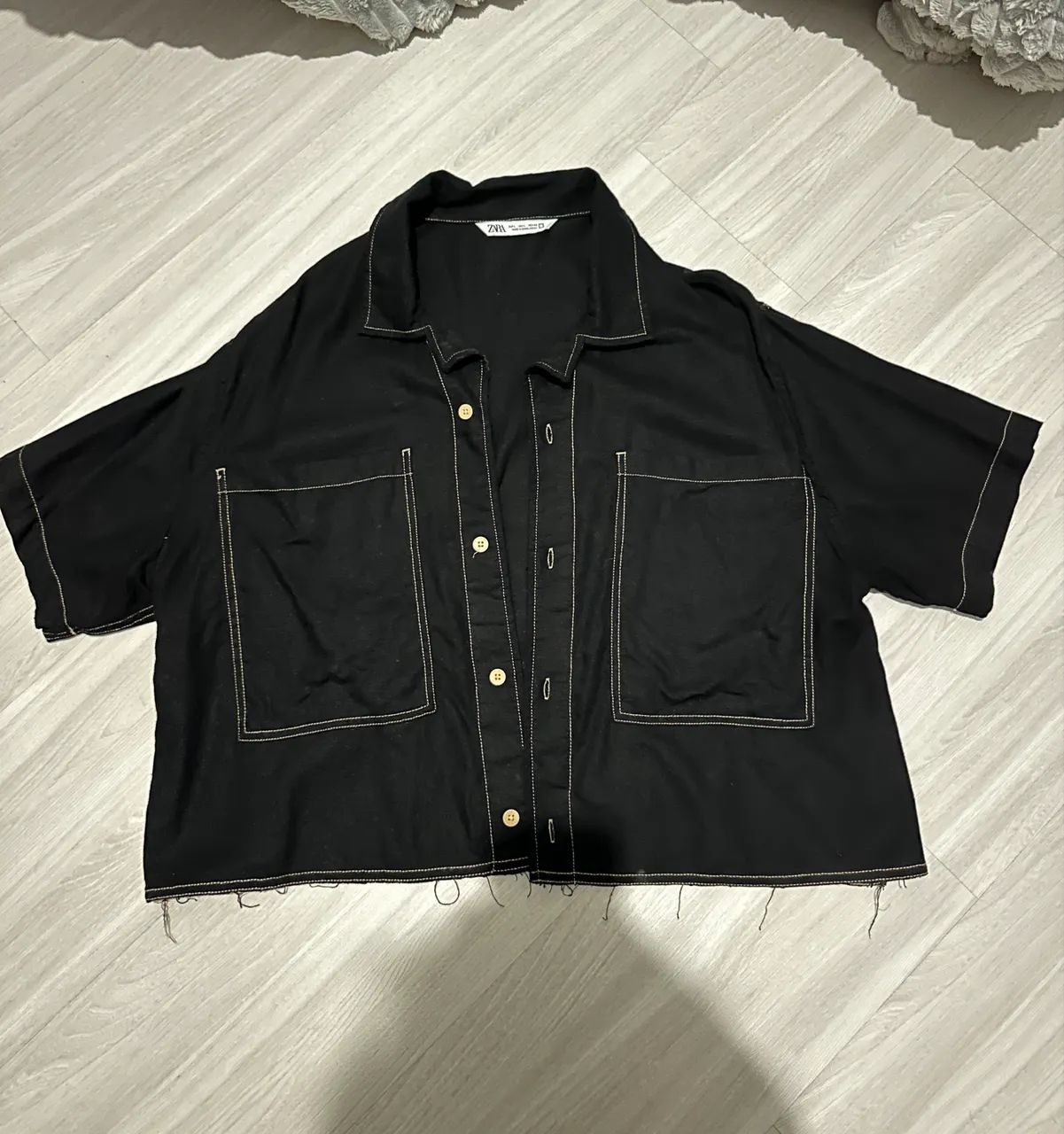 Camisa boxy Zara 