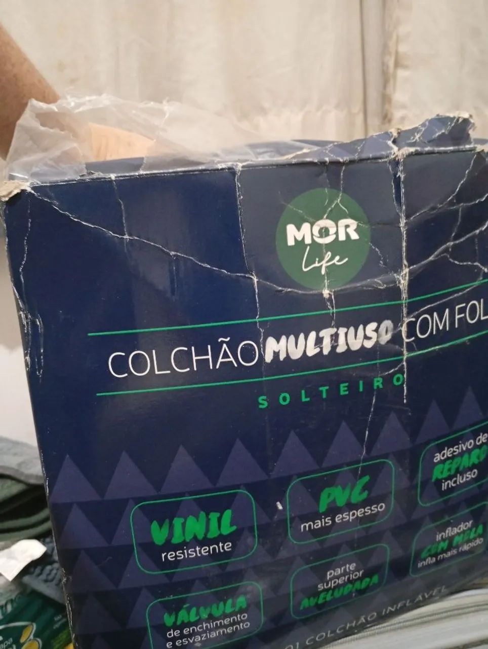 Colchão de inflável - solteiro  - Foto 3