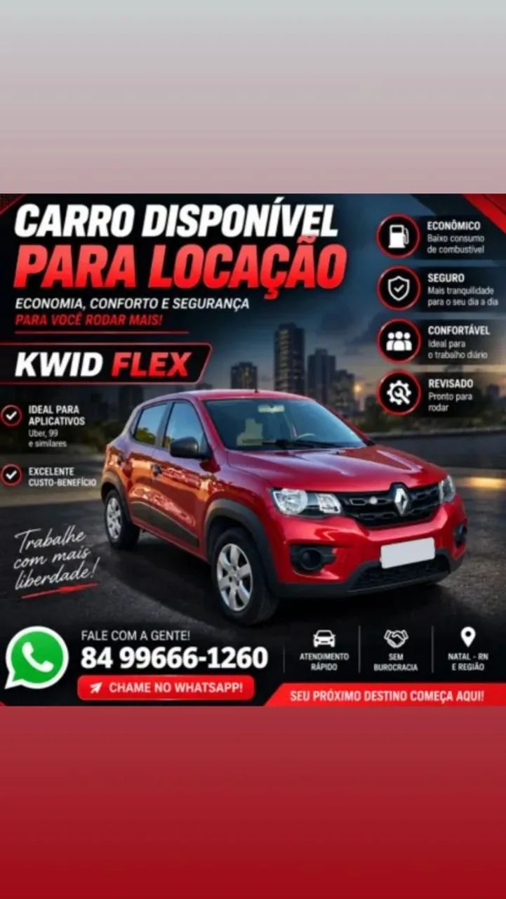 Veículo para locação 