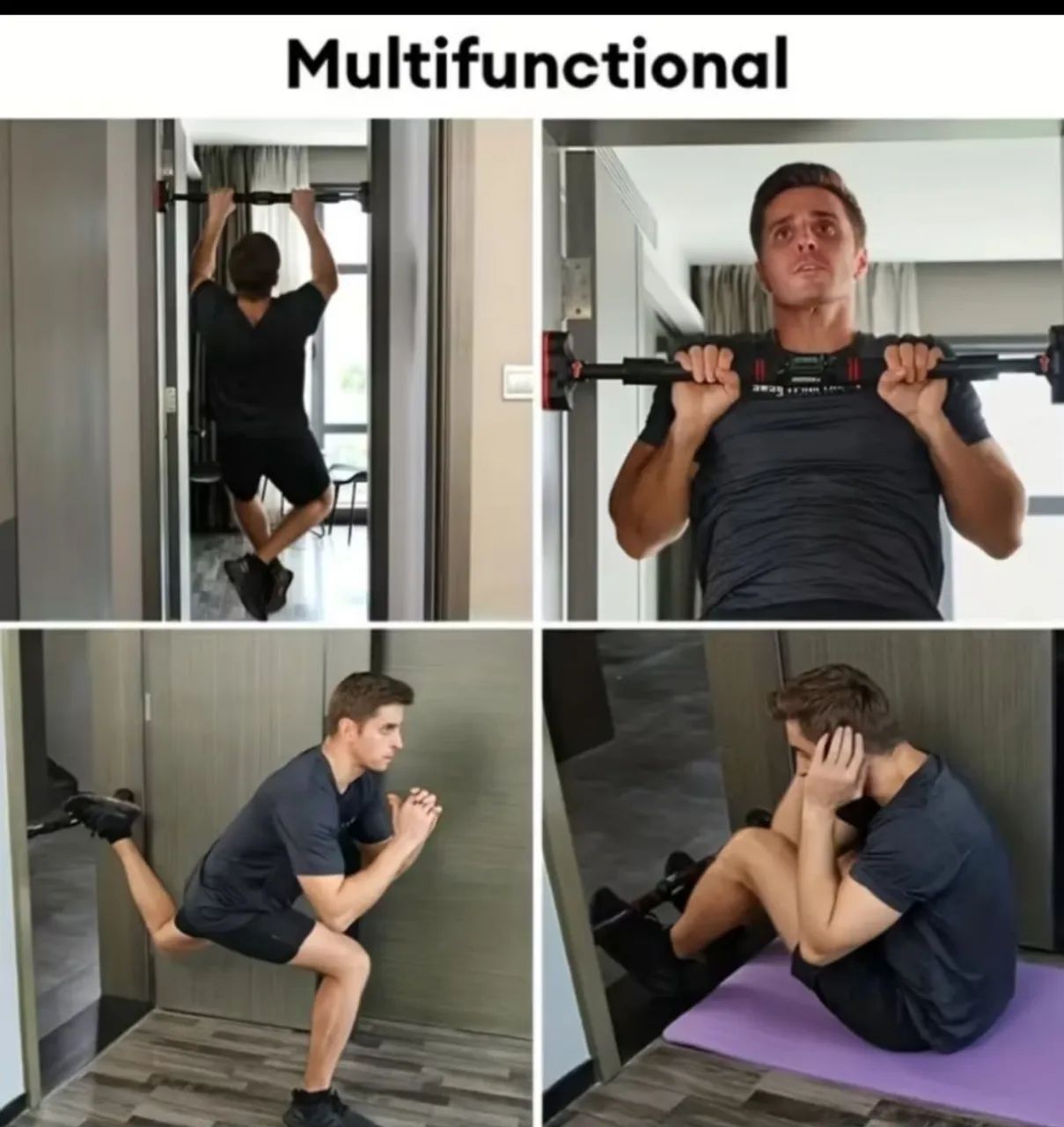 Barra fixa multifuncional - Foto 2