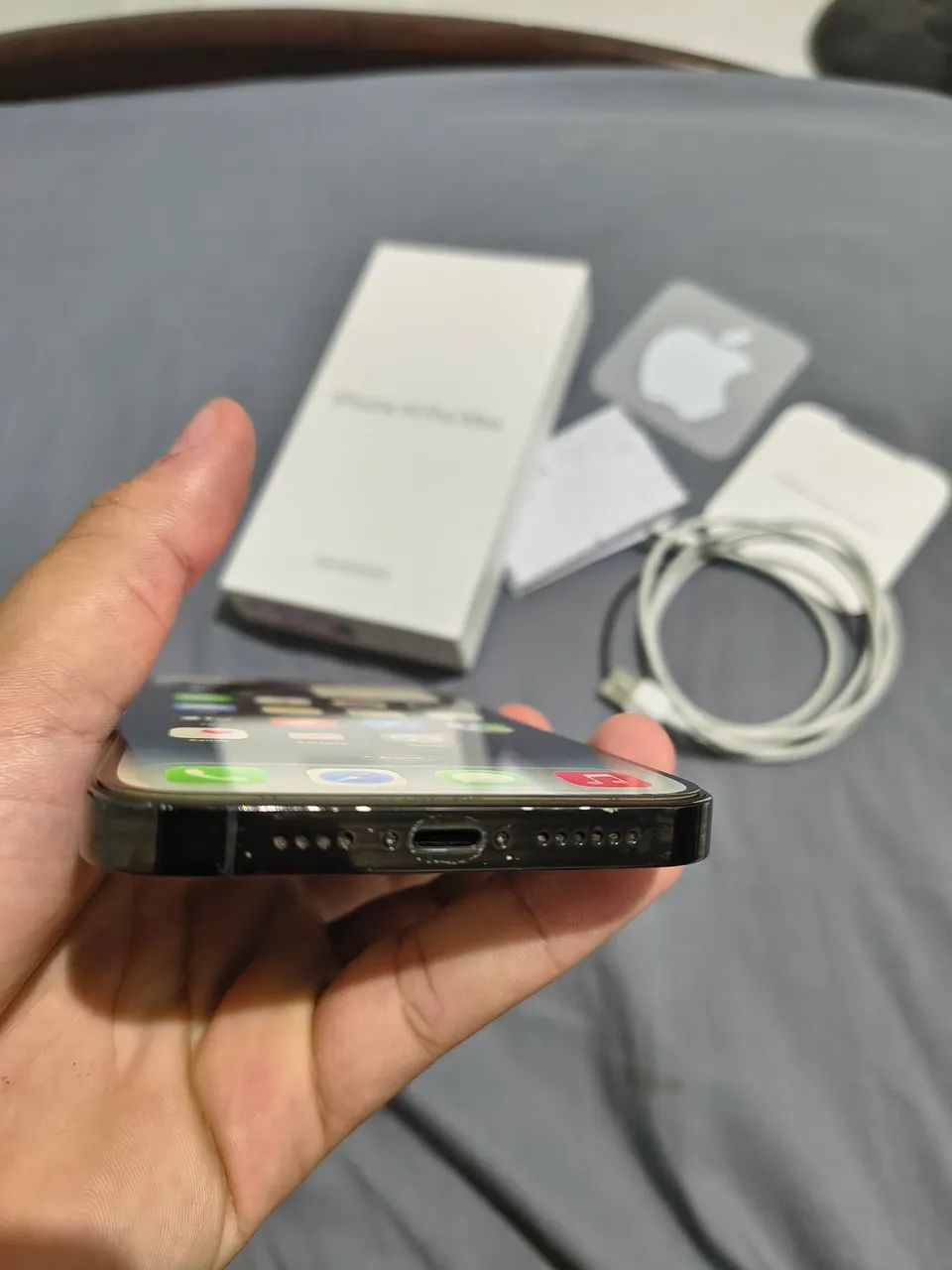 iPhone 14 Pro Max 128gb com caixa e nota  - Foto 5