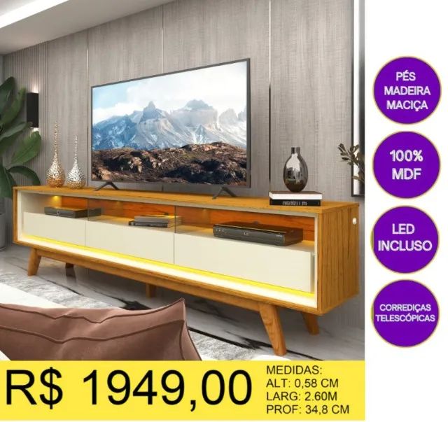 RACK COM LED A PRONTA-ENTREGA