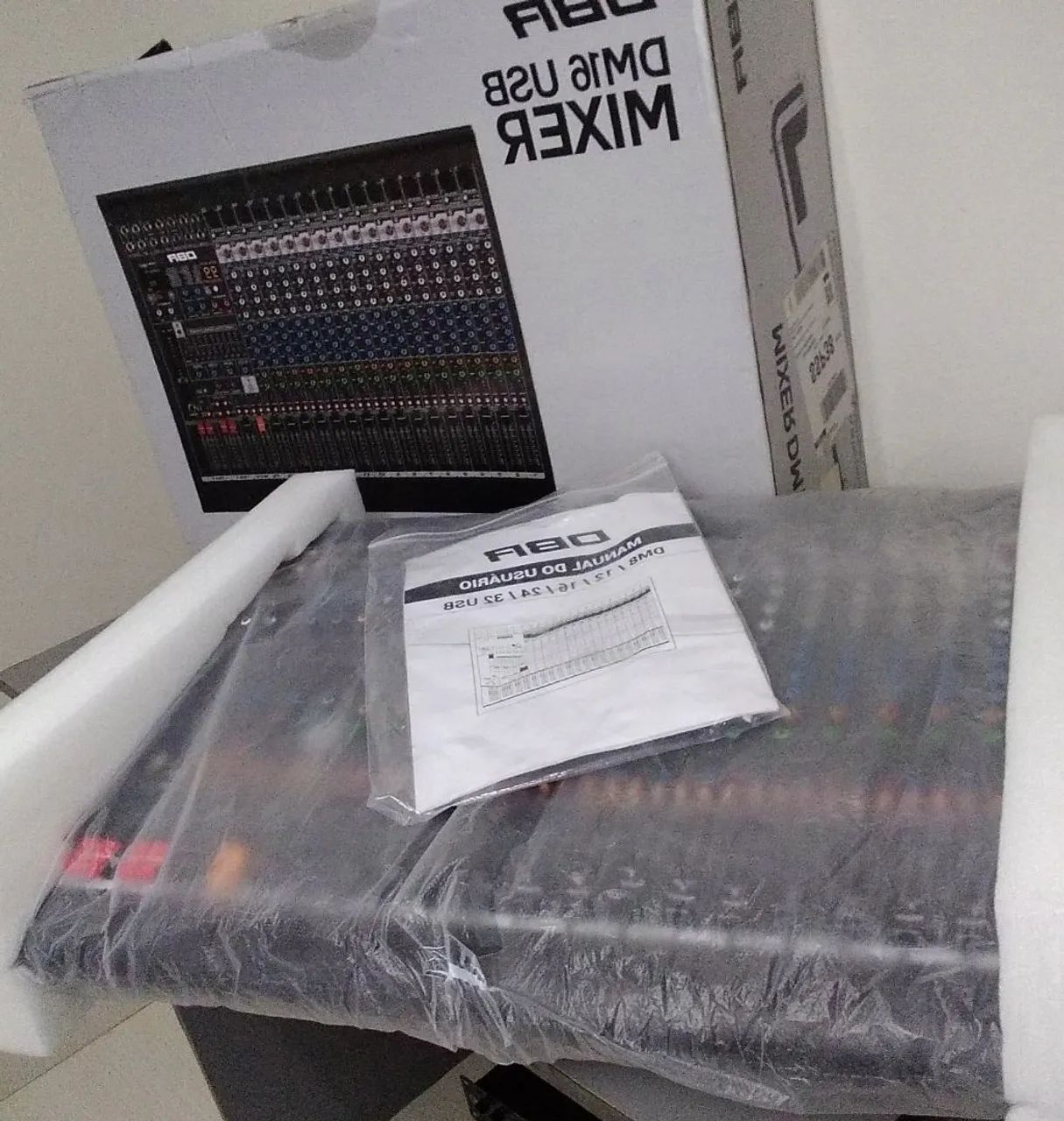 Mesa de Som DBR DM16 USB Interface de áudio451035590957486081