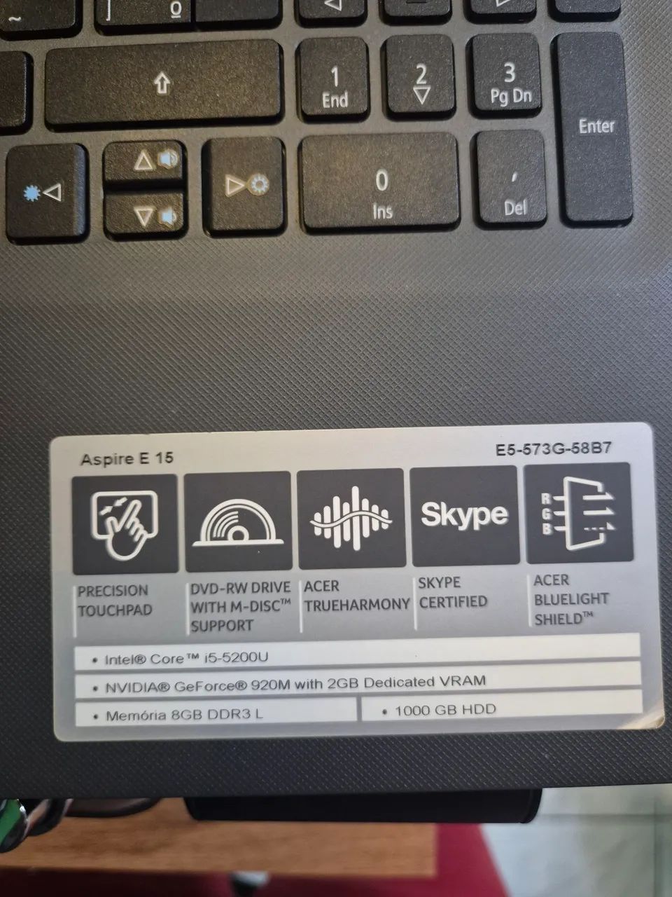 Notebook Acer Aspire E 15 - Foto 3