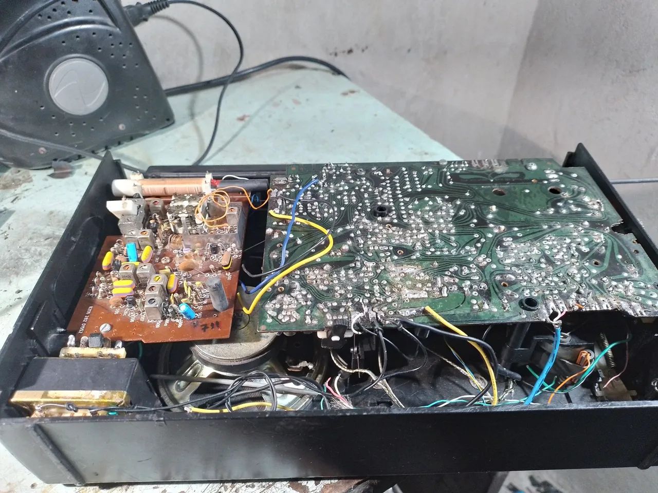 Rádio gravador Philips ar 470 (sucata)  - Foto 4