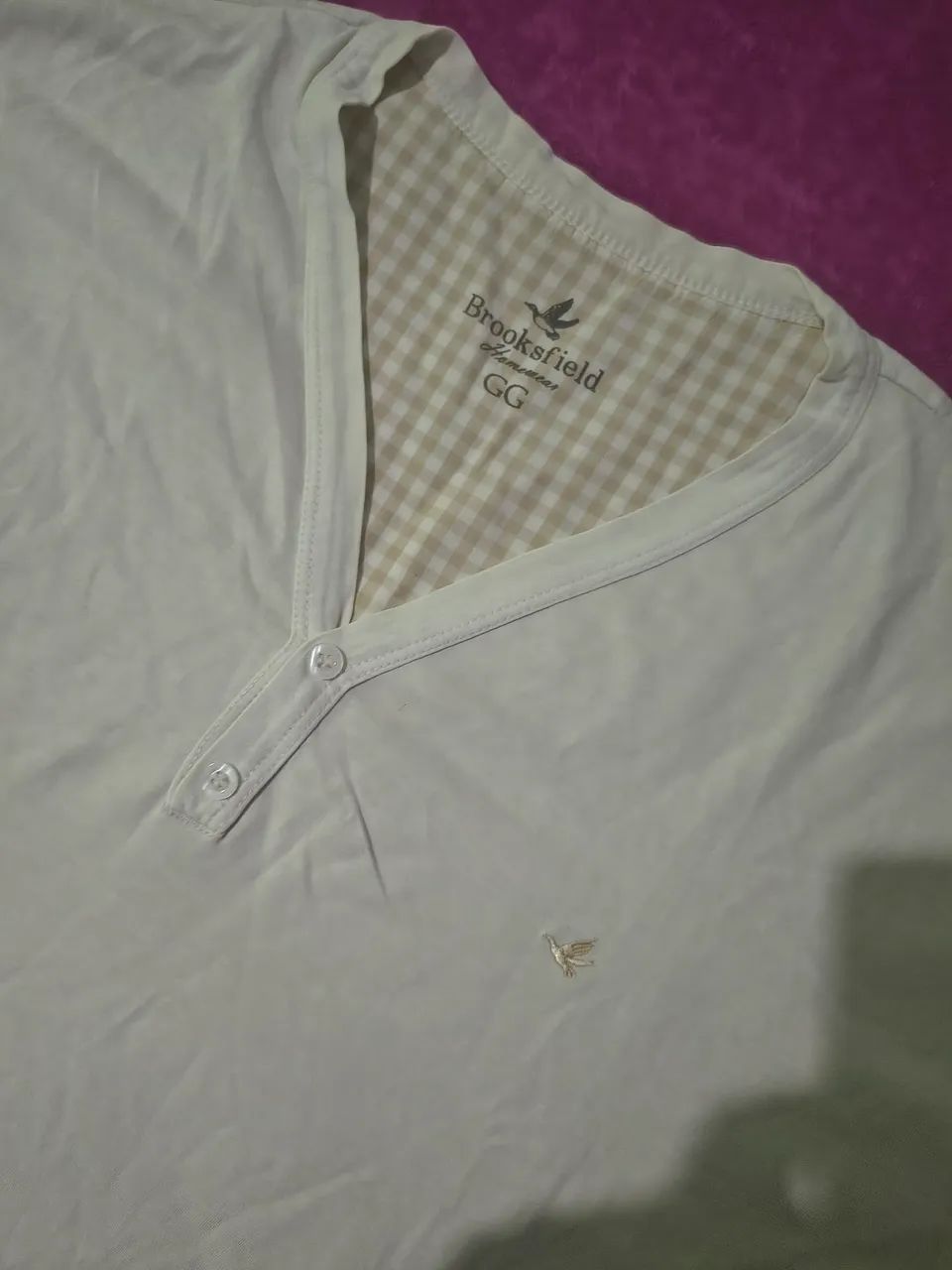 Camisa Brooksfield original gola aberta ggg