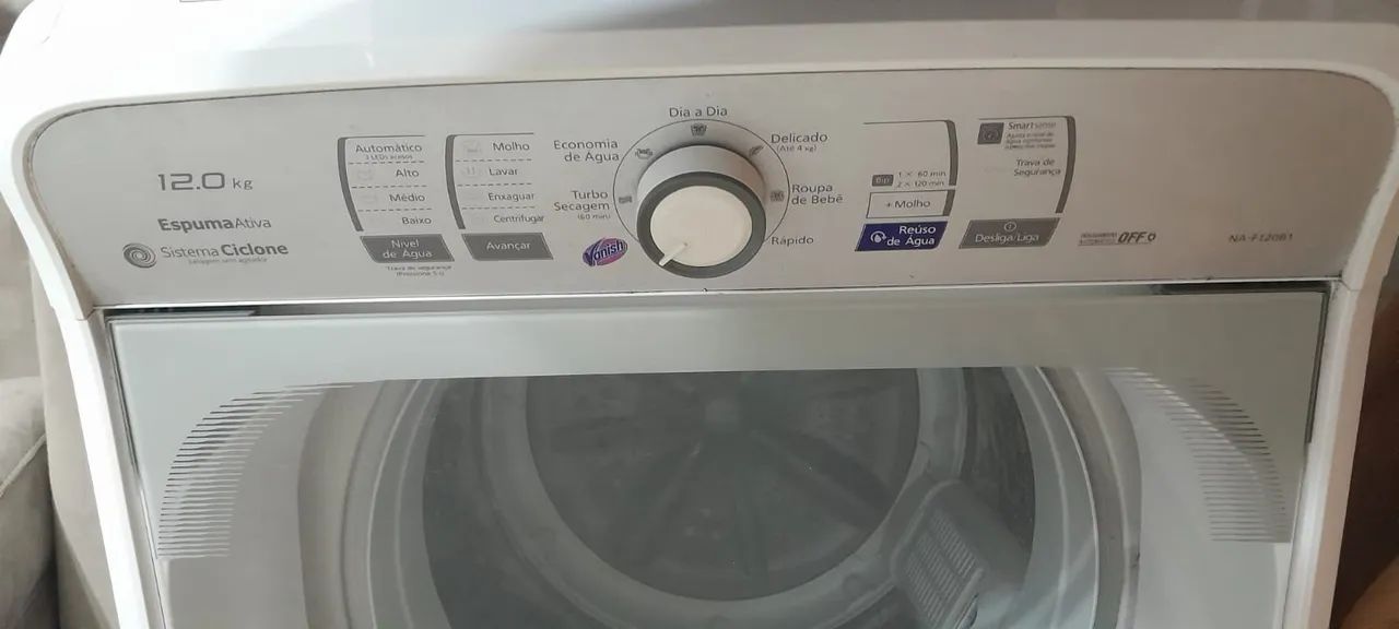 VENDO Máquina de lavar Panasonic 12kg - Foto 3