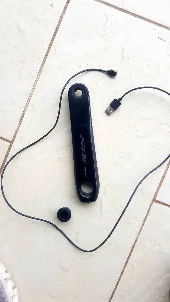 Pedivela Potência Shimano 105 lado esquerdo 165mm - Foto 2