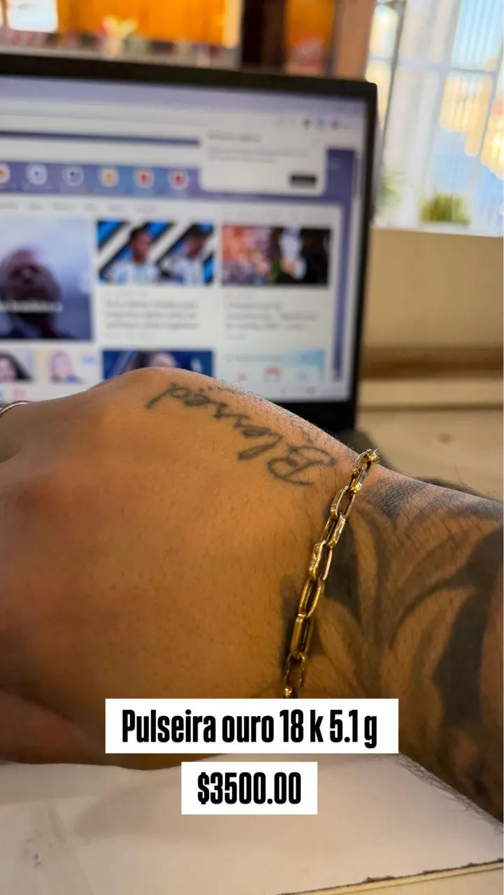 Pulseira ouro 18 k  - Foto 2