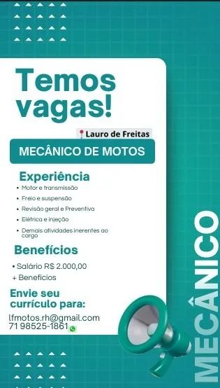 MECÂNICO DE MOTOCICLETA