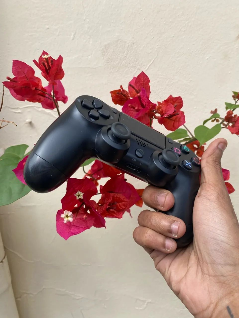 CONTROLE PS4 BLUETOOTH PC ANDROID E IOS - Foto 3
