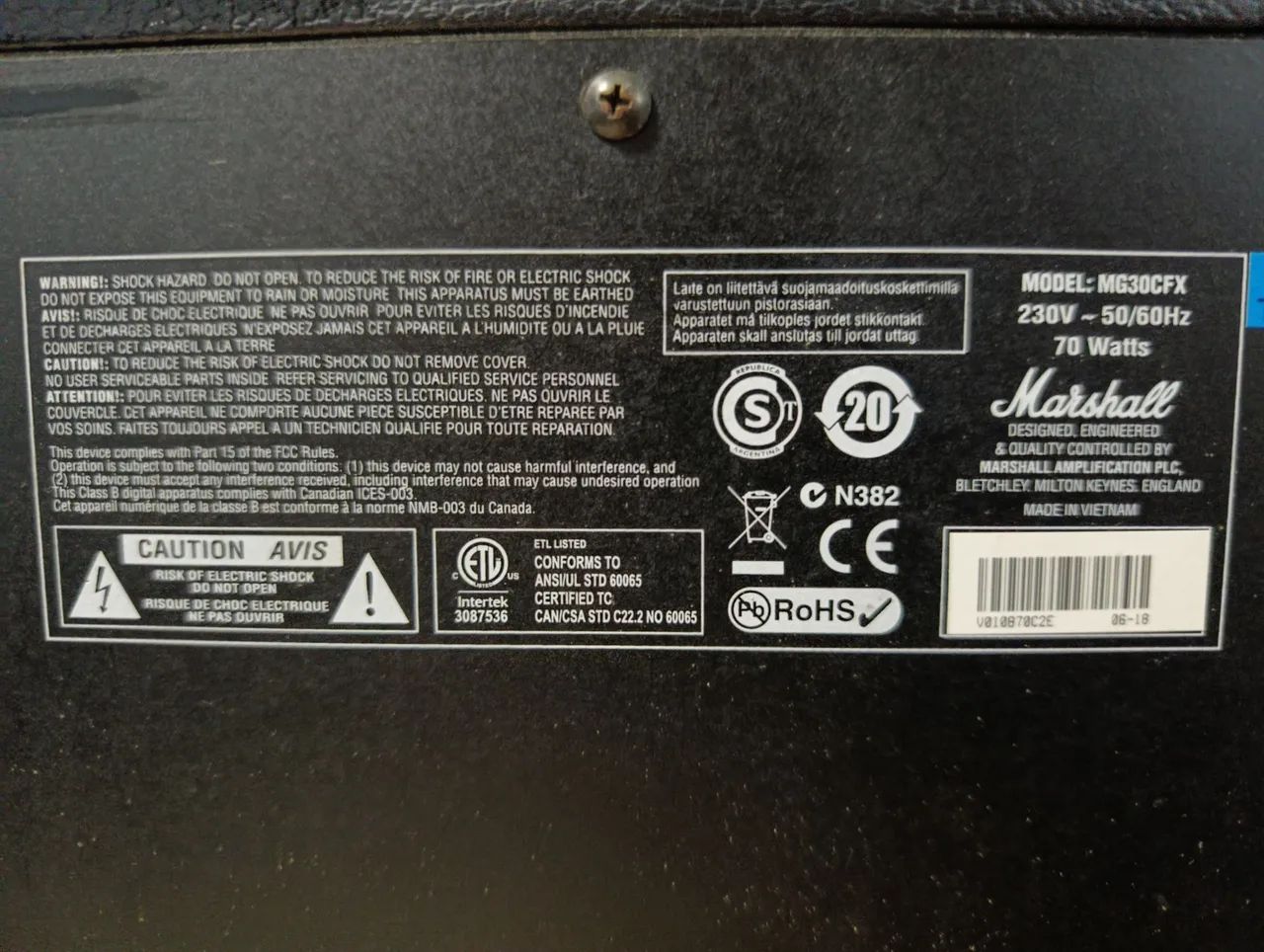 Amplificador marshall  - Foto 4