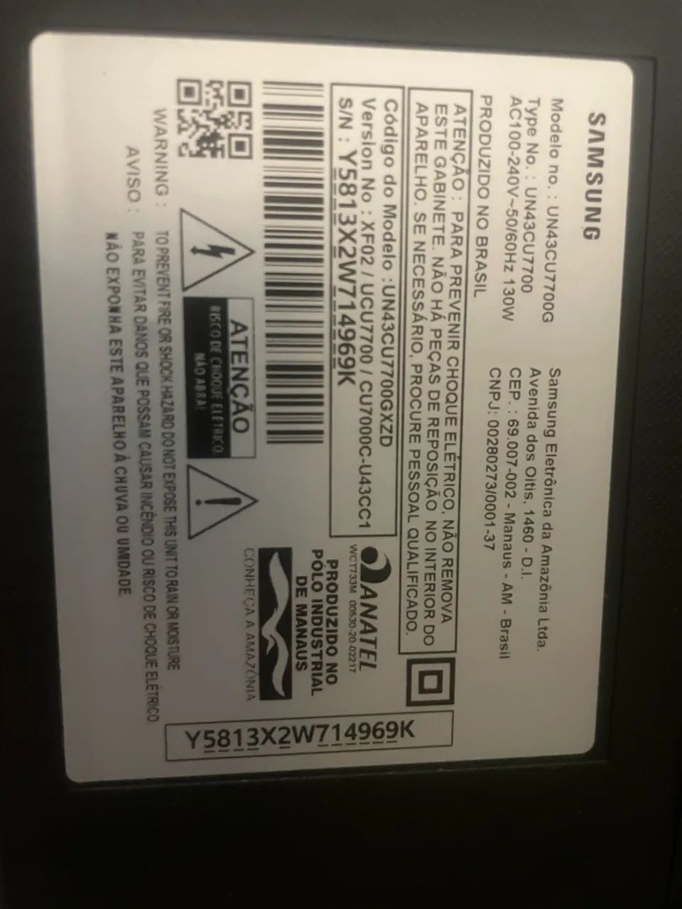Vendo Smart TV Samsung 43 polegadas 4K UHD - Foto 4