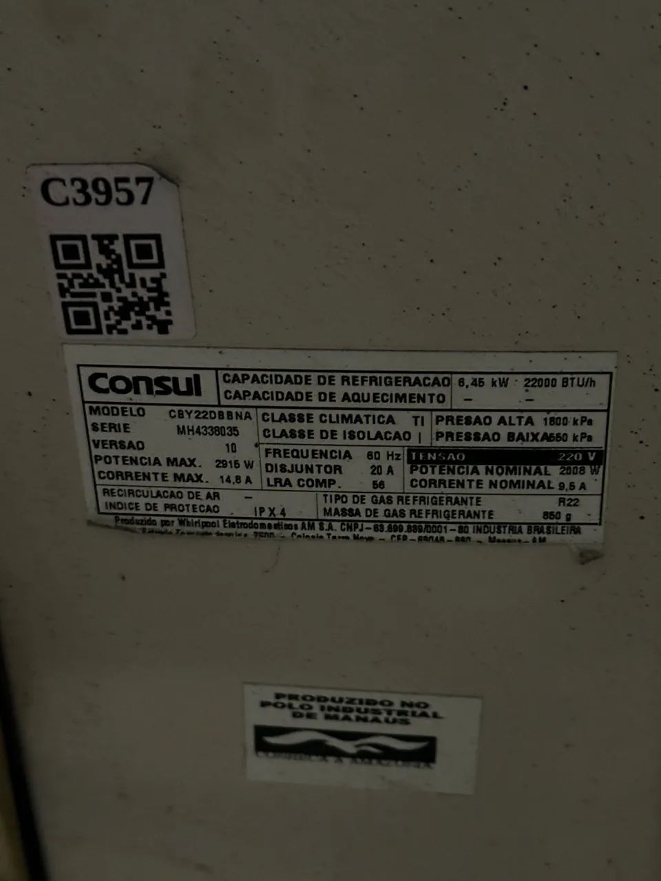 Ar condicionado 22mil btus - Foto 2