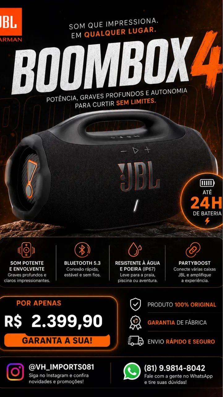 JBL Boombox 4 - Lacrada