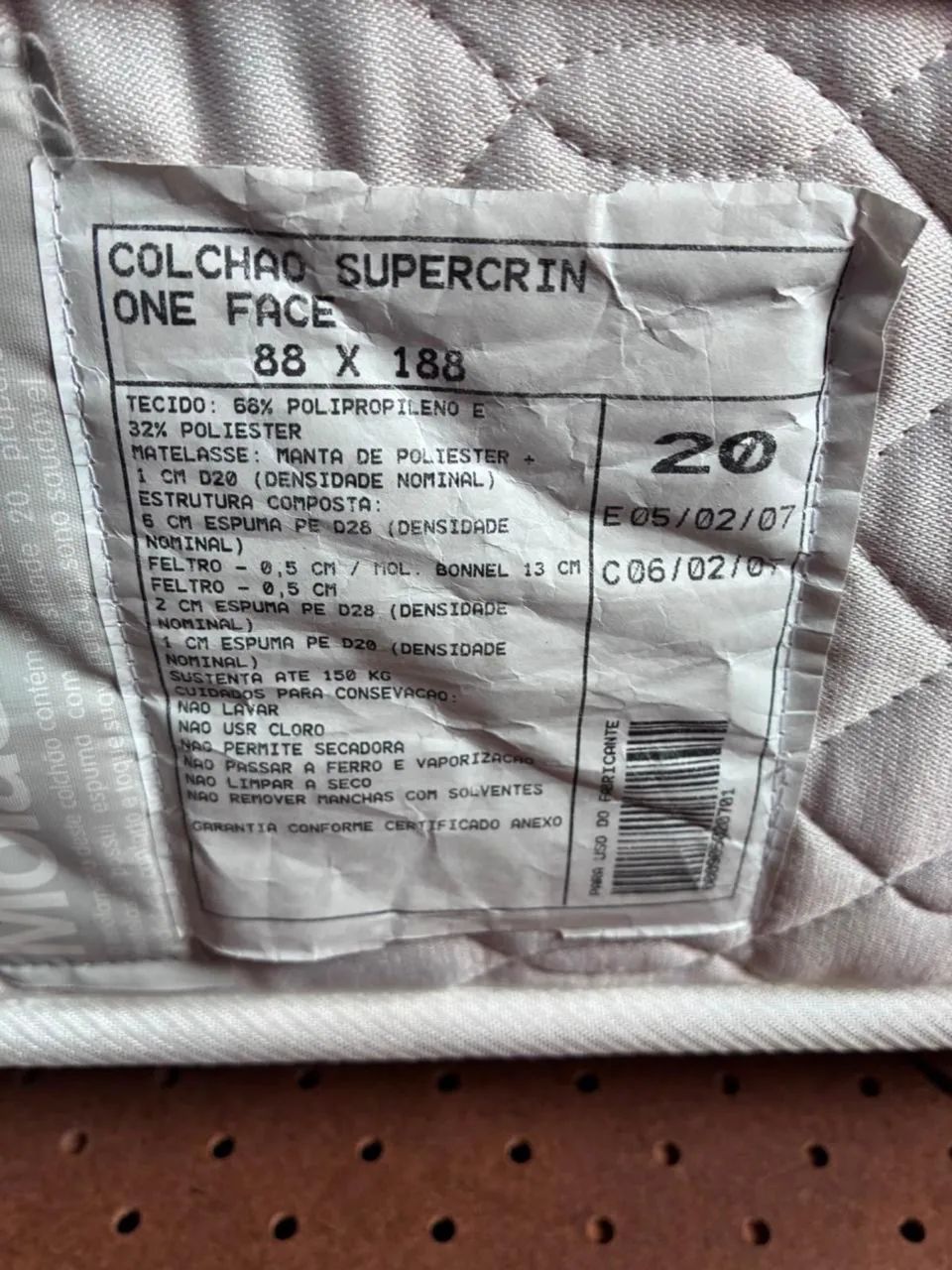 Conjunto cama quarto (cama, criado e colchão) - Foto 3