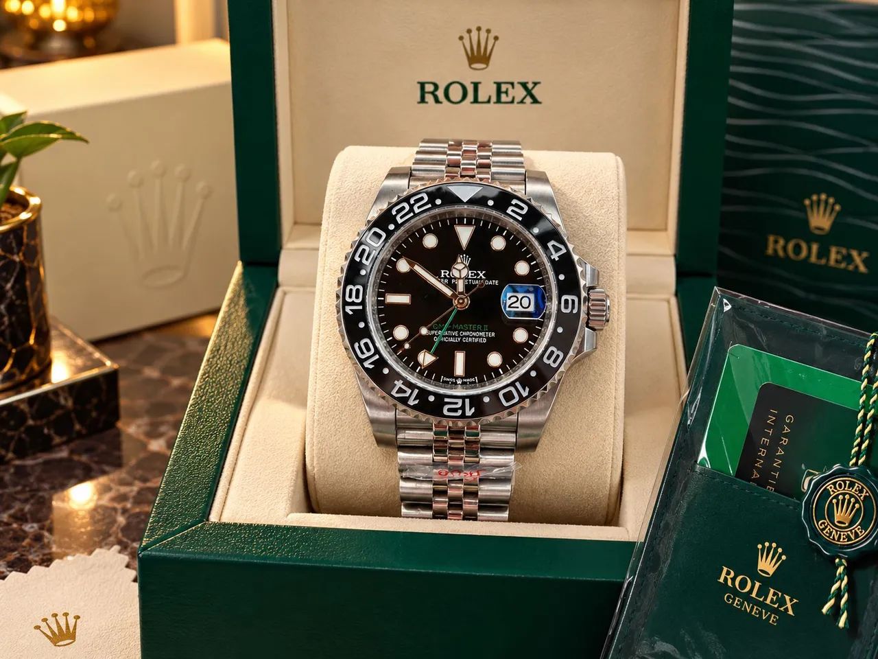 Relogio Rolex gmt Bruce wayne /C. Com a caixa  - Foto 2