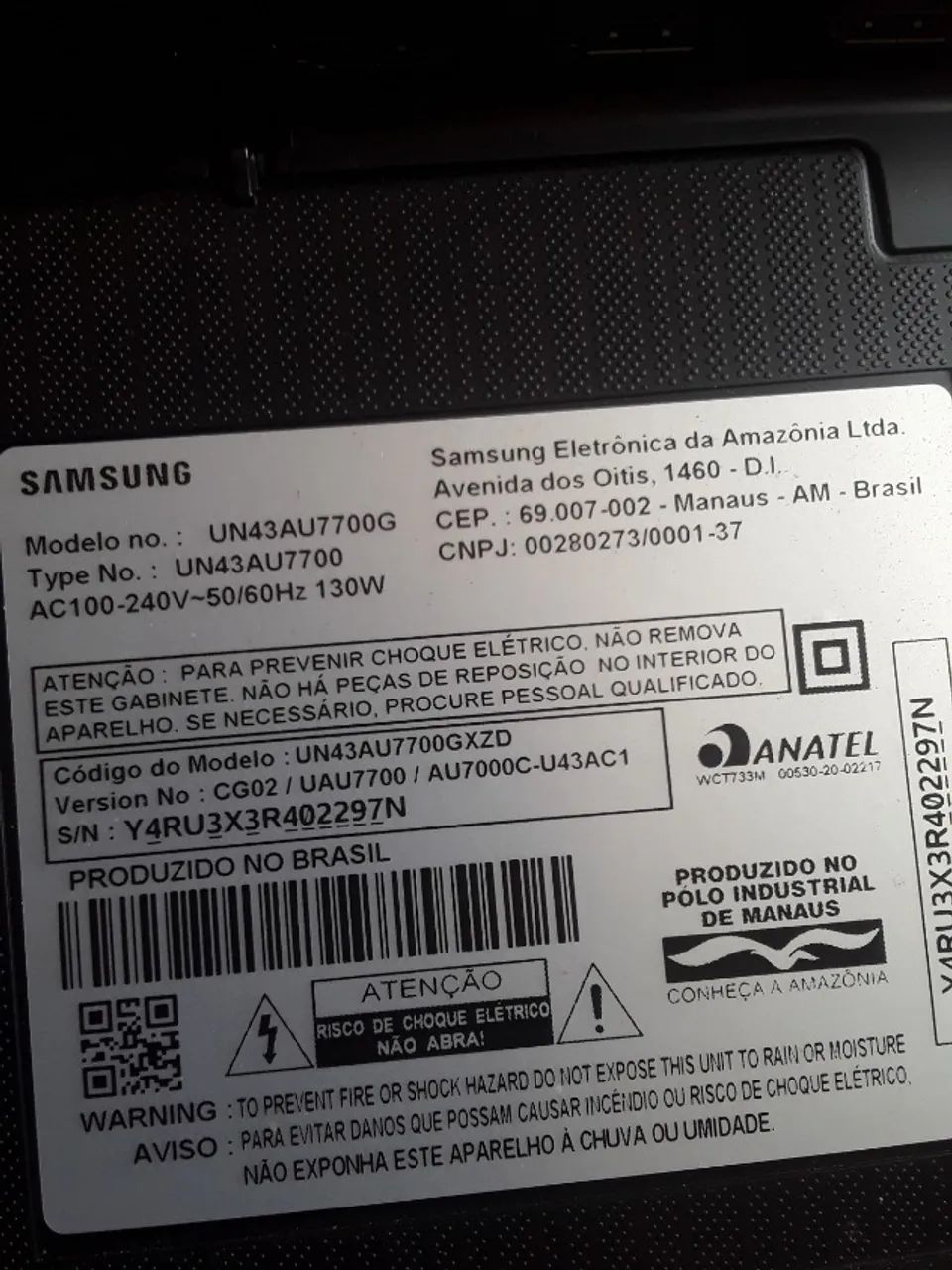 Placa Fonte Tv Samsung UN43AU7700G - Bn44-01053a - Testada - Foto 4
