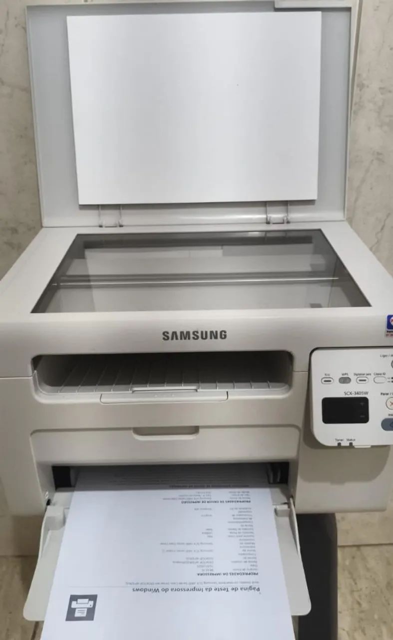 Impressora Samsung SCX-3405W - Multifuncional, com wi-fi, completa, monocromática  - Foto 2