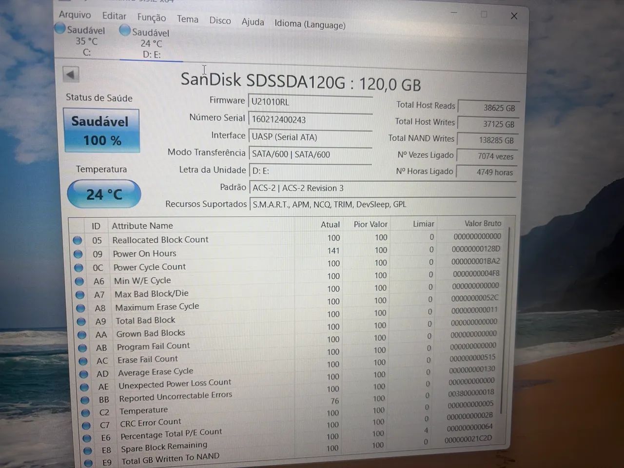 Ssd scan disk 120 Gb - Foto 3