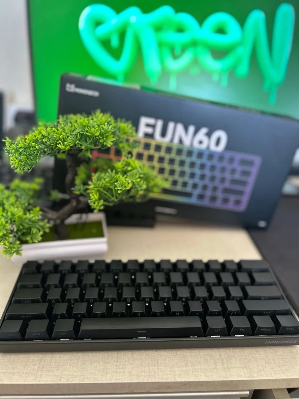Kit mouse Attack Shark x11 e teclado Fun60he  - Foto 5