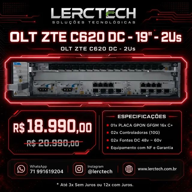OLT ZTE C620 - 16x GPON C+ - Foto 2