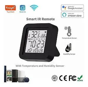 Controle Remoto Universal Inteligente Tuya, Infravermelho, Sensor de Umidade, Temperatura,