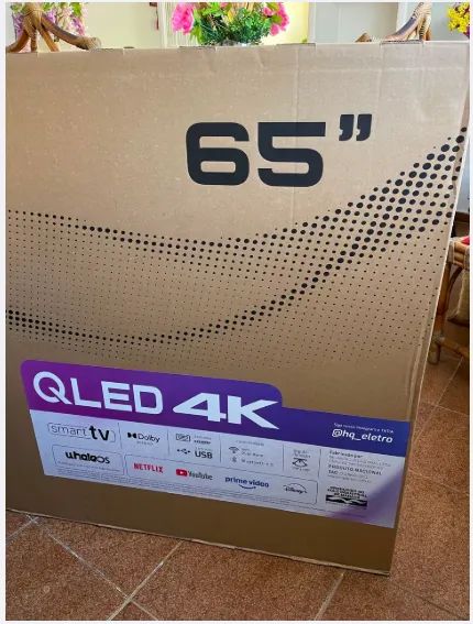 [NOVA/LACRADA] Smart TV HQ QLED 65 Polegadas 4K - Foto 4