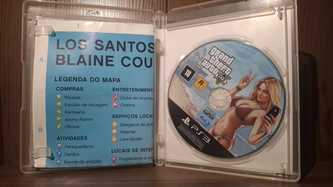 GTA V Ps3 colecionador com mapa - Foto 3