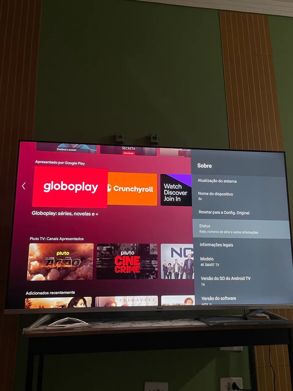 Tv Philco 4k Ultra HD 58 polegadas