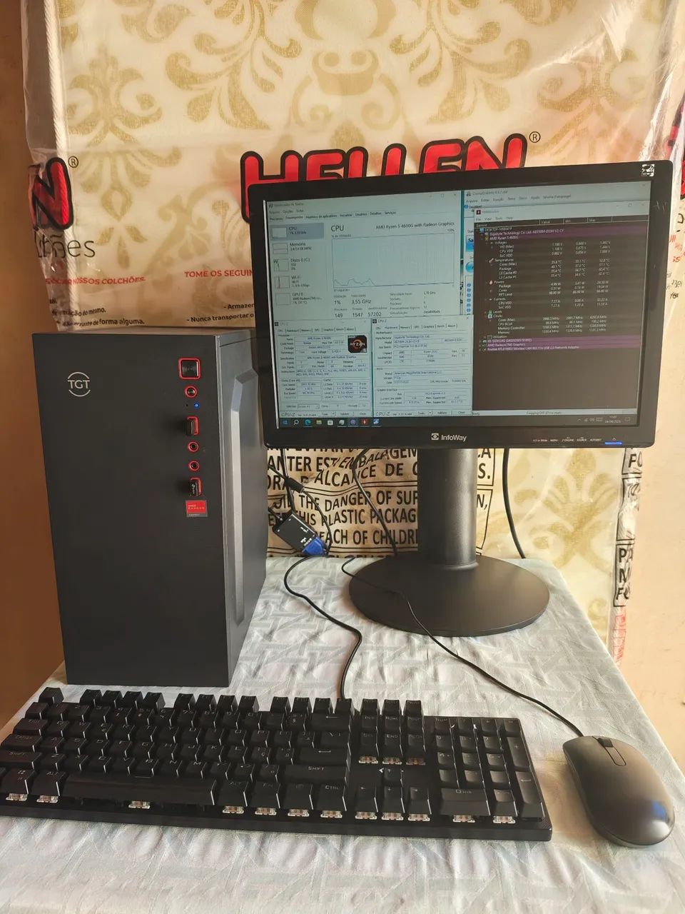 Pc Gamer Ryzen 5 4600GT completo